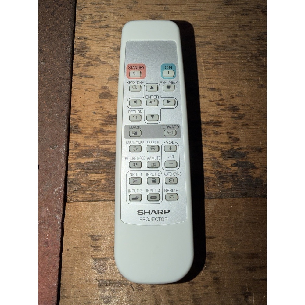 Genuine Sharp Projector Remote RRMCGA398WJSA XR20X XR20S XR10XL XR11XC XR